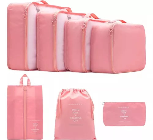 👜🏙️SET ORGANIZADOR VIAJERO X8 PIEZAS👜🏙️